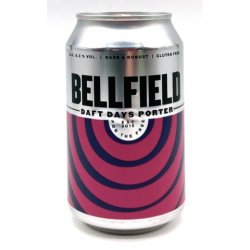 BELLFIELD DAFT DAYS PORTER 33cl CAN - Great Grog