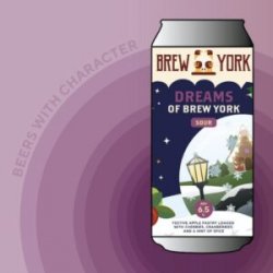 Brew York  Dreams Of Brew York [6.5% Cherry Cranberry Apple Sour] - Red Elephant