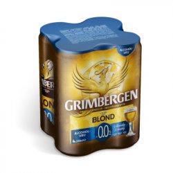 Grimbergen Blond 0,0% clip 4 x 33cl - Prik&Tik