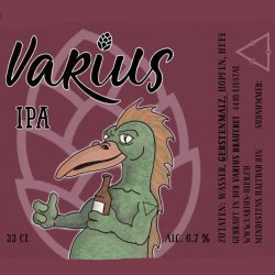 Varius IPA 0,33l - Biertipp