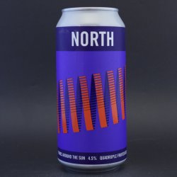 North Brewing Co - 8 Times Around The Sun: Quadruple Fruited Gose - 4.5% (440ml) - Ghost Whale