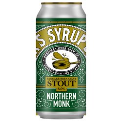 Northern Monk Monks Syrup Stack Pancake Breakfast Stout 440ml (6%) - Indiebeer