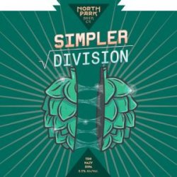 North Park Beer Co. Simpler Division TDH Hazy DIPA 16oz can - Bine & Vine