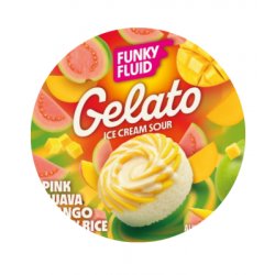 Funky Fluid Gelato ICE Cream Sour Pink Guava Mango Sticky Rice
