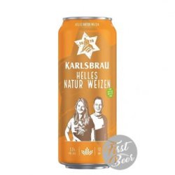 Bia Karlsbrau Natur Weizen 5.2% – Lon 500ml – Thùng 24 Lon - First Beer – Bia Nhập Khẩu Giá Sỉ