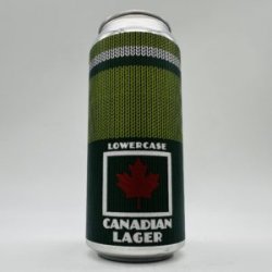 Lowercase Canadian Lager Can - Bottleworks