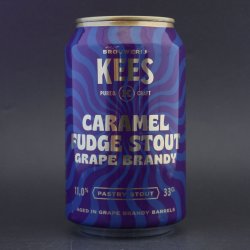 Kees! - Caramel Fudge Stout Grape Brandy Barrel Aged 2023 - 11% (330ml) - Ghost Whale