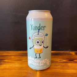 Yonder Brewing Mango Matcha Latte