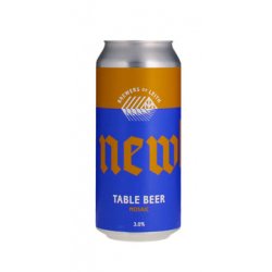 Newbarns Table Beer 3% 440ml Can - The Salusbury Winestore