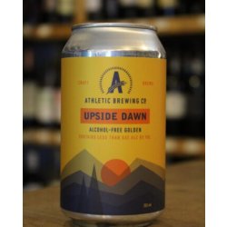 ATHLETIC BREWING CO UPSIDE DAWN GOLDEN ALE (ALCOHOL FREE) - Otherworld Brewing ( antigua duplicada)