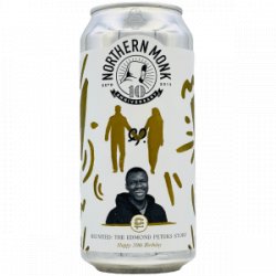 Northern Monk  10TH ANNIVERSARY  REUNITED: THE EDMOND PETERS STORY  DIPA - Rebel Beer Cans