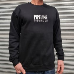 Pipeline Crewneck Sweatshirt - Black - Pipeline Brewing Co