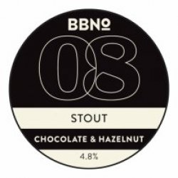 Brew By Numbers 08 Hazelnut Stout (Keg) - Pivovar