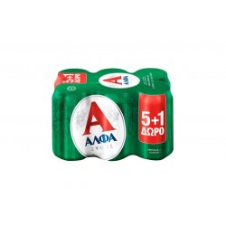 Alfa Beer Cans 330ml x 6 Pack - Aspris & Son