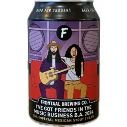 Frontaal Brewing Co Frontaal I've Got Friends in the Music Business BA 2024 330ml - Bierwinkelier