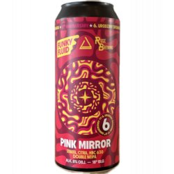 Funky Fluid x Ruse Brewing  Pink Mirror 500ml - Bierwinkelier