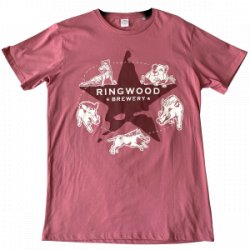 Ringwood All Brands T-shirt in Pink - Ringwood Brewery