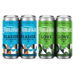 Almanac (USA) - IPA Experienceit 4 Pack - 2 of each beer - 473mL - Crafted by Nomad