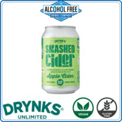 Smashed Cider Can - The Alcohol Free Drinks Company