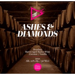 Funky Fluid Ashes & Diamonds: BourbonCoconutVanilla 330ml - Funky Fluid