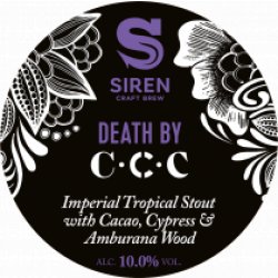 Siren Death By Caribbean Chocolate Cake (Keg) - Pivovar