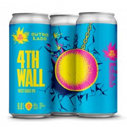 Dois Corvos 4th Wall, West Coast IPA - Outro Lado Collab - Dois Corvos Cervejeira