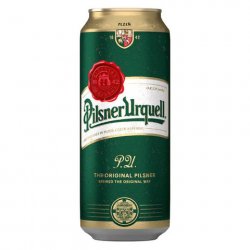 Pilsner Urquell Pilsner 500mL Can - The Hamilton Beer & Wine Co