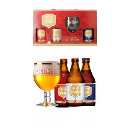 Pack Trilogy Chimay 3 Cervezas 1 Vaso - Bodecall