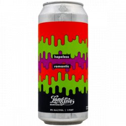 Long Live Beerworks – Hopeless Romantic - Rebel Beer Cans