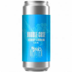 Menno Olivier Double Gose Blueberry & Spirulina