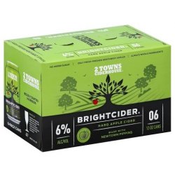 2 Towns Ciderhouse BrightCider 12oz can-6pk - Bine & Vine