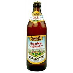 Brauerei Wagner Merkendorf Lagerbier ungespundet Brauerei Wagner Merkendorf Lagerbier ungespundet
