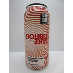 One Drop - Double Take Strawberry & Cream Imperial Sour 10.1% 440ml - Grape & Grain