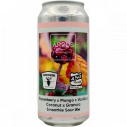 Ārpus Brewing Co. Ārpus X Drekker X 450 North Boysenberry X Mango X Vanilla X Coconut X Granola Smoothie Sour Ale