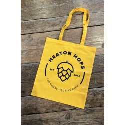 Heaton Hops Tote Bag Yellow - Heaton Hops
