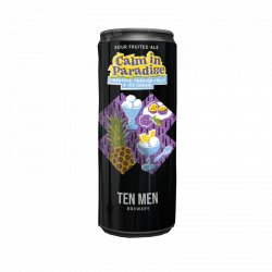 Ten Men CALM IN PARADISE: PINEAPPLE, PASSION FRUIT AND ICE CREAM SOUR FRUITED 0.33L - Rebrew