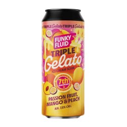 Funky Fluid Triple Gelato: Passionfruit, Mango & Peach