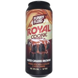 Funky Fluid Royal Cookie: Salted Caramel Brownie