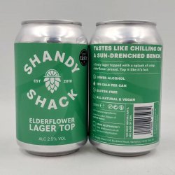 Shandy Shack Elderflower Lager Top