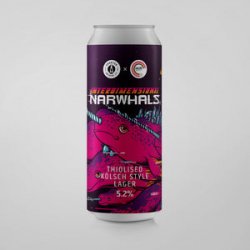 Pipeline Interdimensional Narwhals - Kolsch Style Lager - 5.2% - 440ml - Pipeline Brewing Co