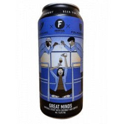 Frontaal Great Minds (collab Brouwerij Bravoure & Folkingebrew) - Beer Dudes