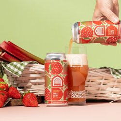 Vault City Brewing Strawberry & Rhubarb Table Sour Vault City Brewing Strawberry & Rhubarb Table Sour