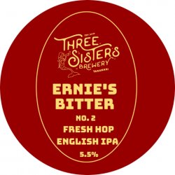 Three Sisters Ernie’s Bitter NO. 2 Fresh Hop English IPA- 500ml - Three Sisters Brewery