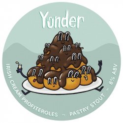 Yonder Brewing Irish Cream Profiteroles