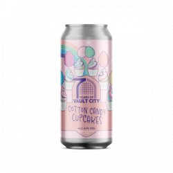Vault City Brewing Cotton Candy Cupcakes