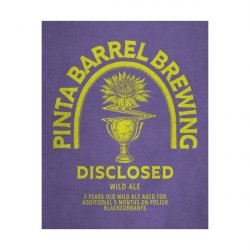 Disclosed  Pinta Barrel Brewing - Manoalus