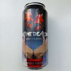 Imagine Demons Smoke & Mirrors Smoked Porter - 440ml - 6,4% - brouwerij Happy Demons Hoofddorp - GUN Speciaalbieren