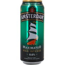 Amsterdam Maximator Maxi Intense Blonde 11,6% 50cl (pack de 12 canettes) - Selfdrinks