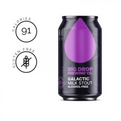 Big Drop Galactic Milk Stout 0.5% 330ml - Drift Drinks