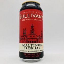 Sullivan’s Irish Red Ale Can - Bottleworks